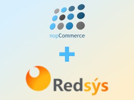 logos de redsys y nopcommerce